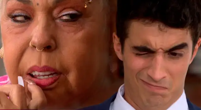 Maruja no dudó en echarle el ojo a Jimmy. Maruja no dudó en echarle el ojo a Jimmy.