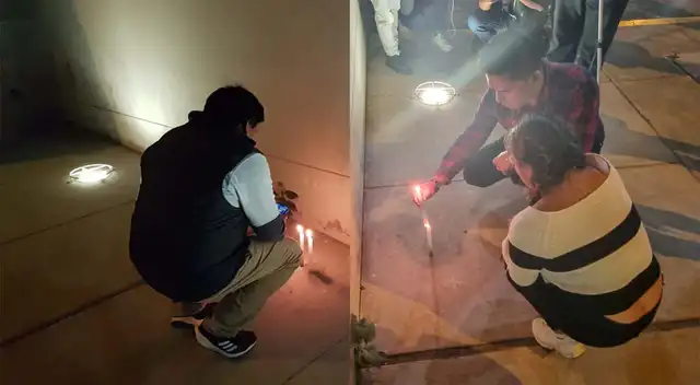 Los estudiantes exigieron que se investigue el caso a fondo para determinar responsabilidades.