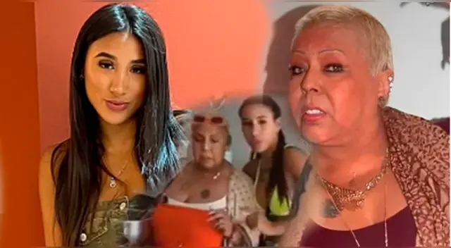 Samahara Lobatón y Lucía de la Cruz tienen tenso momento. Samahara Lobatón y Lucía de la Cruz tienen tenso momento.