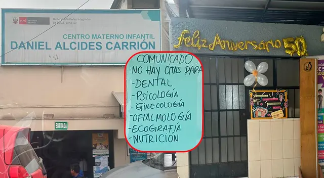 Vecinos de VMT se quejan de la falta de atención en centro materno.