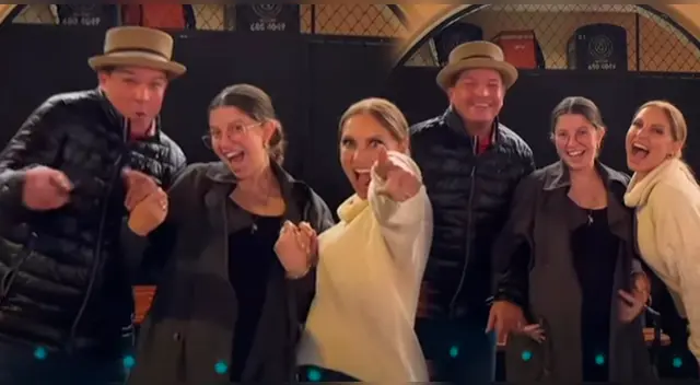 Doris Fundichely junta a Karina Rivera y Orlando Fundichely.