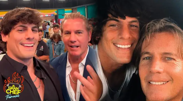 Renato Rossini y su hijo reciben elogios en las redes sociales.