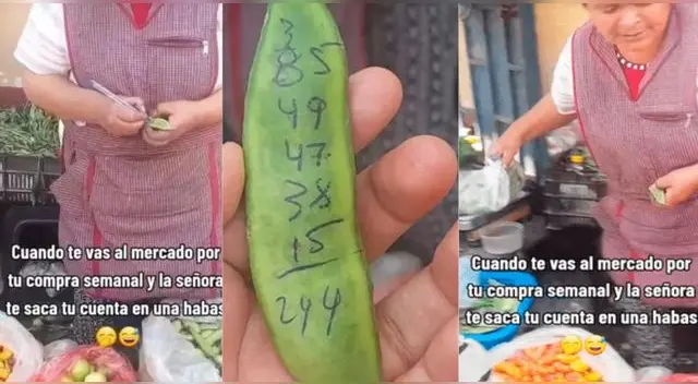 Vendedora peruana sorprende a su 'casera' al sacar la cuenta en un pallar y es viral en TikTok. Vendedora peruana sorprende a su 'casera' al sacar la cuenta en un pallar y es viral en TikTok.