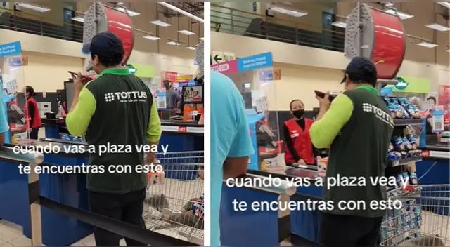 La escena se volvió viral en las redes sociales.