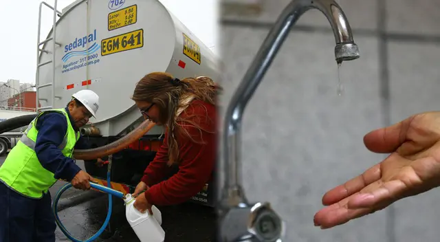 Corte de agua masivo de Sedapal ya inició en los 22 distritos programados.