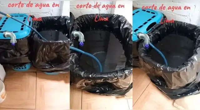 Peruano tiene singular idea para tener más agua ante corte de Sedapal en Lima y es viral en TikTok.