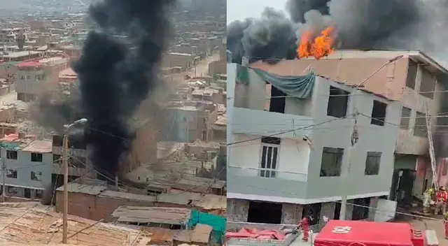 Siniestro inició a las 11 de la mañana en la zona de Lomas de Carabayllo.
