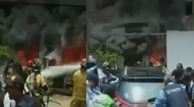 Hombre muere junto a sus canes durante incendio en Santiago de Surco. Hombre muere junto a sus canes durante incendio en Santiago de Surco.
