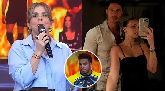 Johanna San Miguel pidió como nuevos jales a Cachaza y a su novio André Bankoff . Johanna San Miguel pidió como nuevos jales a Cachaza y a su novio André Bankoff .
