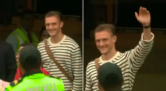 Oliver Sonne llegó a Lima y así fue recibido.