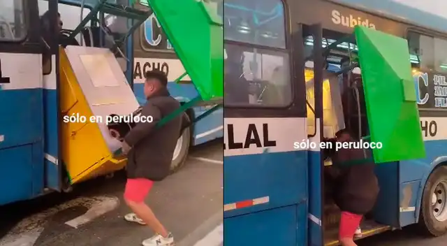 Hicieron hasta lo imposible para que el carrito ingrese.