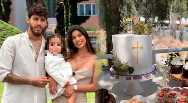 Ivana Yturbe y Beto da Silva bautizaron a su hija.