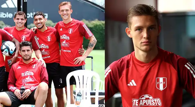 Oliver Sonne entrenó por primera vez con la selección peruana.