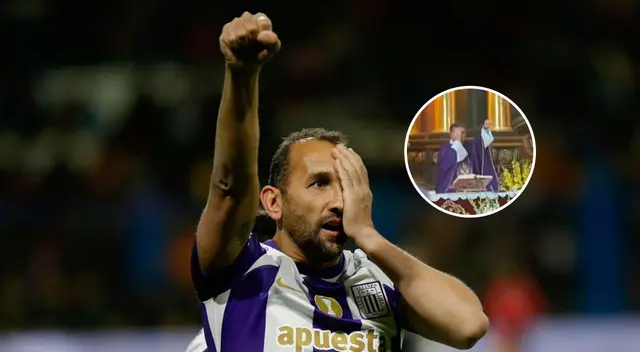 Sacerdote se lució en plena misa con gesto de Hernán Barcos.