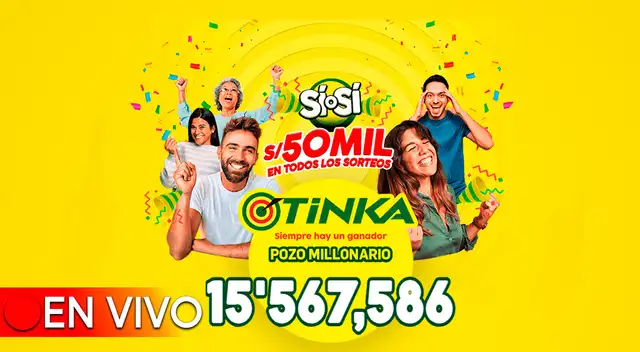 El pozo millonario de la Tinka se sorteará este miércoles 11 de octubre a las 10:50 p.m. El pozo millonario de la Tinka se sorteará este miércoles 11 de octubre a las 10:50 p.m.