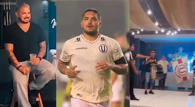 Juan Manuel Vargas realizó su fiesta con temática de la U.