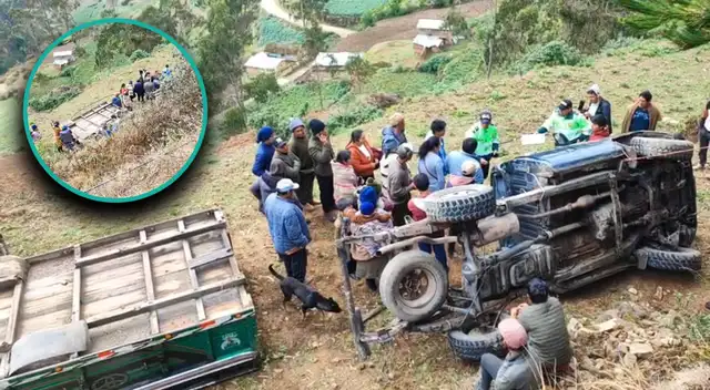 El conductor no logró sobrevivir tras estar bajo su camioneta que cayó a un abismo en Tarma.