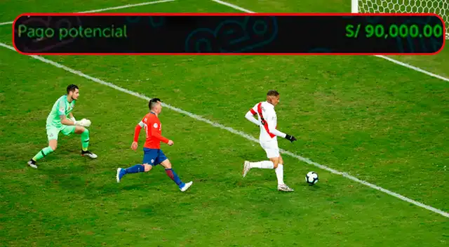 El hincha apostó 50 mil soles a que Perú anotaba un gol y podría ganar 90 mil.