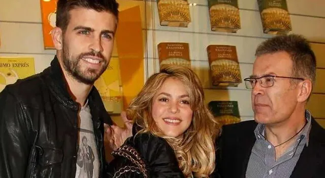  Shakira junto al padre de Gerard Piqués antes de su separación. Foto: Difusión   