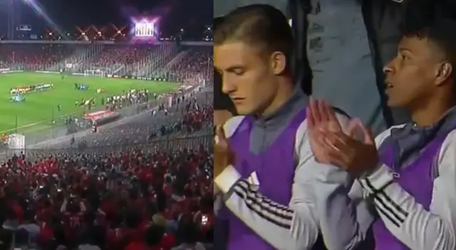 Oliver Sonne y su reacción tras el Himno Nacional del Perú respetado en Chile.