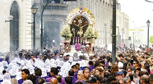 El Señor de los Milagros tendrá cinco recorridos en octubre y noviembre.