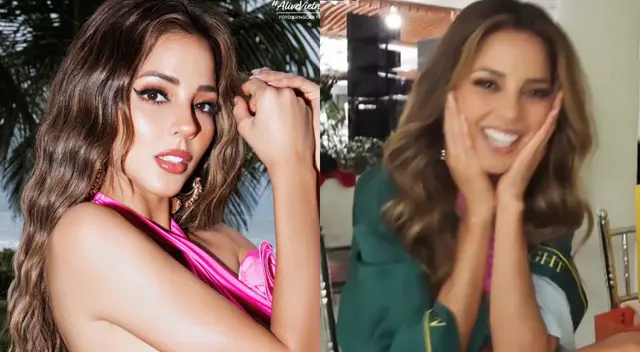 Luciana Fuster agradeció el apoyo del público tras desfilar en traje de baño.