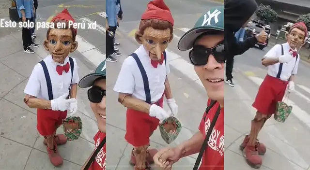 “Amiga me encontré a tu ex”: Pinocho peruano protagoniza impensado momento y es viral en TikTok. “Amiga me encontré a tu ex”: Pinocho peruano protagoniza impensado momento y es viral en TikTok.