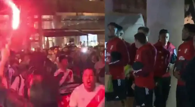 Perú vs. Argentina: así fue el tradicional banderazo de los hinchas de la selección peruana en el hotel de San Isidro. Perú vs. Argentina: así fue el tradicional banderazo de los hinchas de la selección peruana en el hotel de San Isidro.