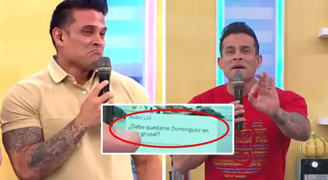 Christian Domínguez reveló que por peleas con Pamela Franco lo echaron del grupo de pichangas. Christian Domínguez reveló que por peleas con Pamela Franco lo echaron del grupo de pichangas.