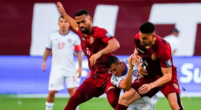 Venezuela le gana a Chile 1-0 por Eliminatorias. Venezuela le gana a Chile 1-0 por Eliminatorias.