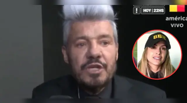 Marcelo Tinelli niega como prueba que Milett Figueroa tenga el mismo gorro.