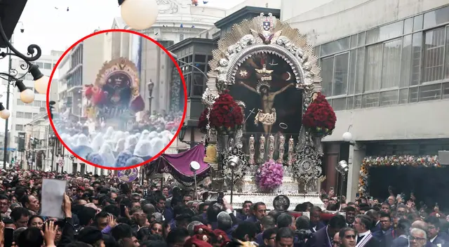 Señor de los Milagros en su segundo recorrido este 2023. Señor de los Milagros en su segundo recorrido este 2023.