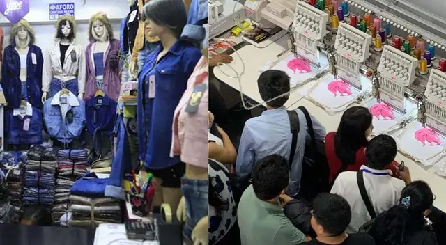 Este robot ha sido fabricado en China y promete impulsar la producción en Gamarra.