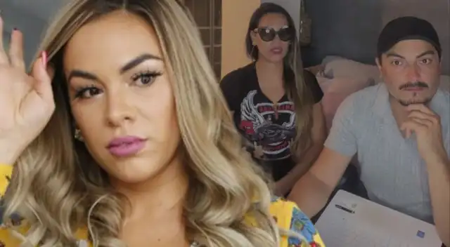 Aída Martínez aparece con parches en los ojos para aclarar detalles de su pérdida de visión.