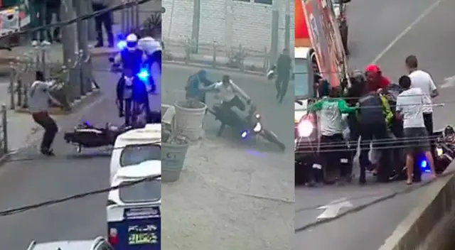 Facineroso fue reducido por un transeúnte cuando buscaba huir. Facineroso fue reducido por un transeúnte cuando buscaba huir.