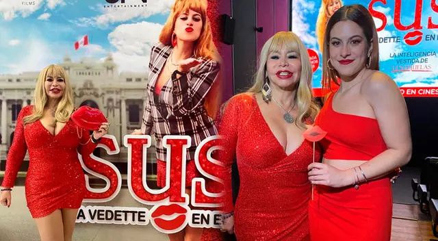 Susy Díaz emocionada por el estreno de su vida en el Congreso.