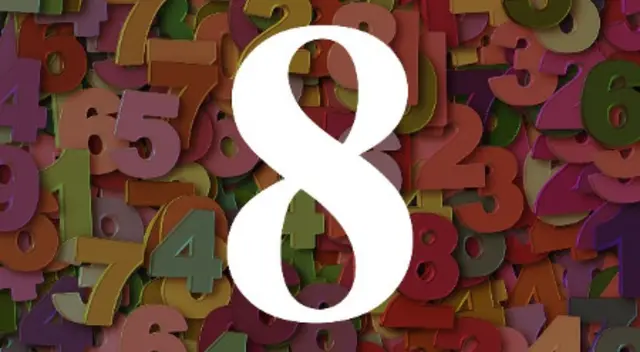 Conoce el significado espiritual del número 8.