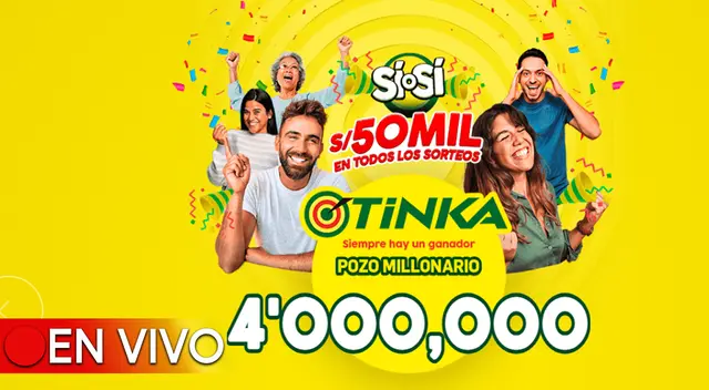 El pozo millonario de la Tinka se sorteó este domingo 22 de octubre a las 10:50 p.m.