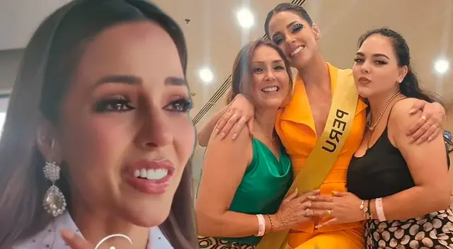 Luciana Fuster se reencuentra con su madre y su hermana.