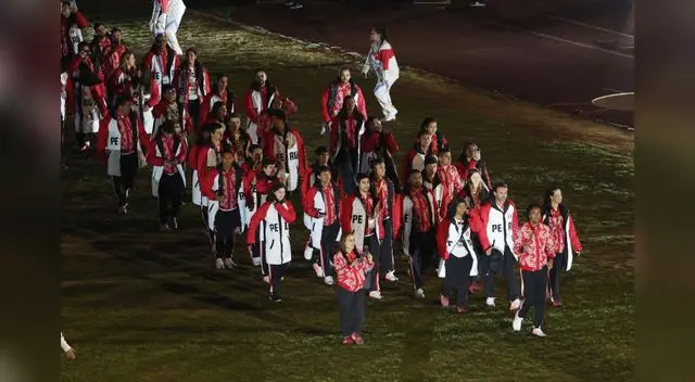 El desfile de Perú.