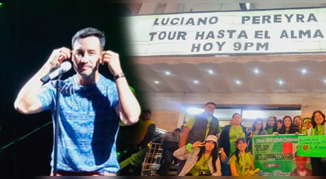 Luciano Pereyra dio esperado concierto en Lima. Luciano Pereyra dio esperado concierto en Lima.