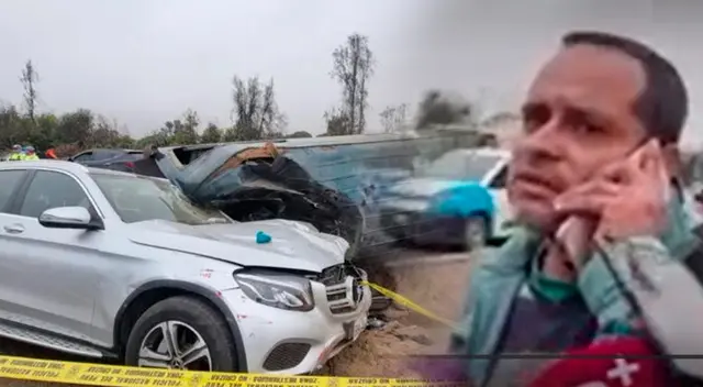 Sobreviviente en la Panamericana Sur declara que "el chofer quería pasar al tráiler” Sobreviviente en la Panamericana Sur declara que "el chofer quería pasar al tráiler”