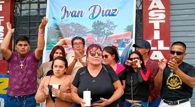 Familiares del comerciante secuestrado en Trujillo hacen vigilia.