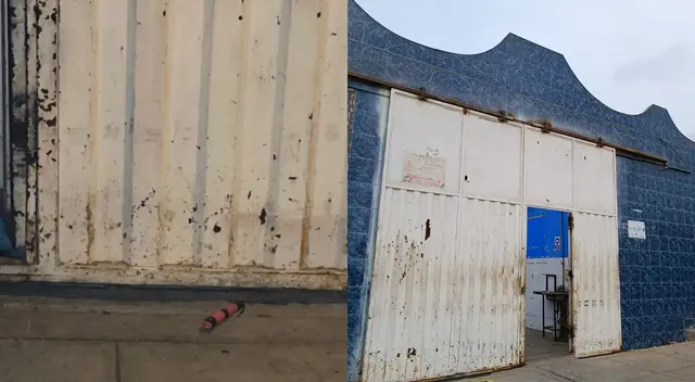 Los hampones detonaron un explosivo en horas de la madrugada.