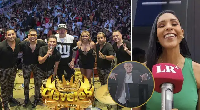 "Los Claveles de la cumbia" muestra su segundo bus y Rocío Miranda amadrina a la agrupación.