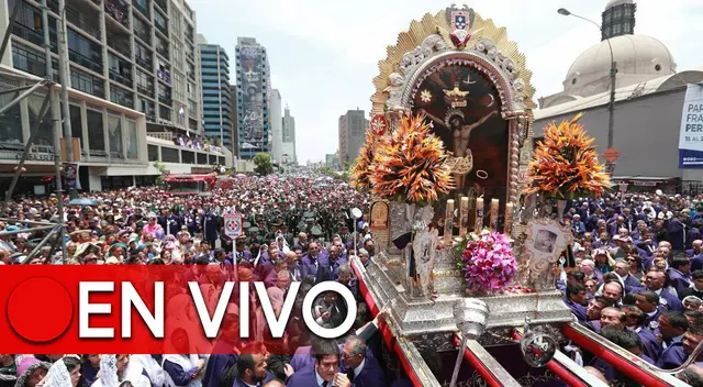 La cuarta procesión del Señor de los Milagros 2023 se realizará este sábado 28 de octubre.