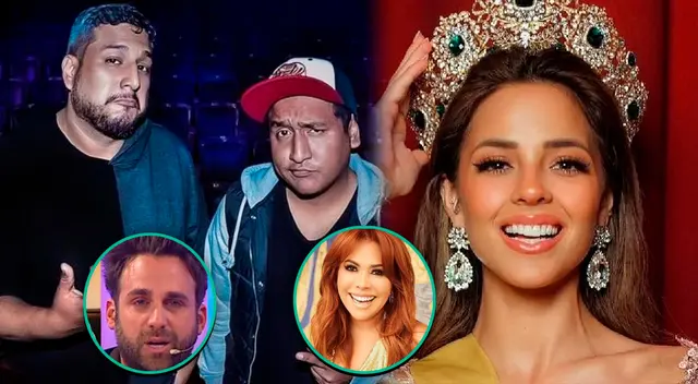 Ricardo Mendoza y Jorge Luna salen a defender a Luciana Fuster.