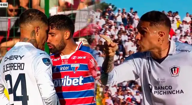 Paolo Guerrero no guardó la compostura y reaccionó fuerte. Paolo Guerrero no guardó la compostura y reaccionó fuerte.