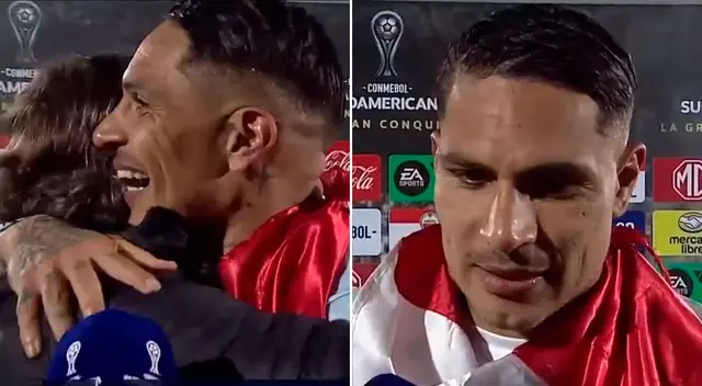 Paolo Guerrero y Luis Zubeldía se dieron un emotivo abrazo tras la coronación de LDU. Paolo Guerrero y Luis Zubeldía se dieron un emotivo abrazo tras la coronación de LDU.