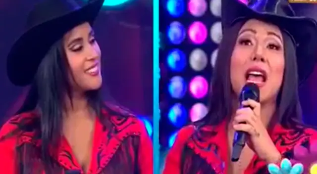 Dayanita imita a Melissa Paredes en 'El reventonazo de la Chola'.
